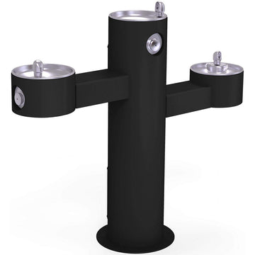 Barfree Triple Station Ftn by Elkay – Model LK4430FRKBLK