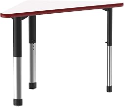 Correll Markerboard Collaborative Desk in Frosty White AD3041DE-WING-80-09-35
