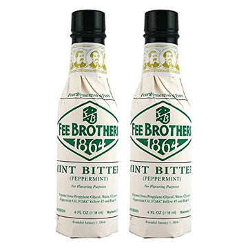 Mint Cocktail Bitters - 5 Ounce Bottles - 2 Pack by Fee Brothers – 5 Ounce, Pack of 2