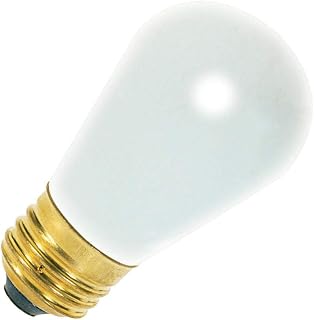 Satco S3966 130V Medium Base 11-Watt S14 Light Bulb, Frosted