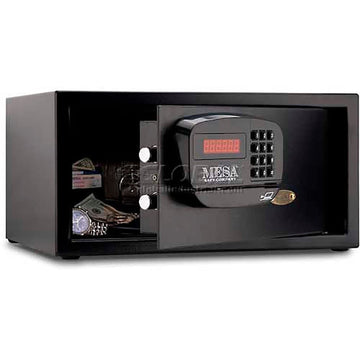 Mesa Safe Hotel & Residential Electronic Security Keyed Alike by Mesa Safe Co. – 18" x 15" x 9", 1.2 cubic_feet, Alloy Steel, Black, Model MHRC916E-BLK-KA