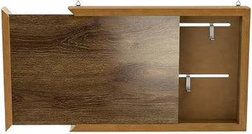 Starlight Canyon Home Brown 20-Inch Hidden Storage Cabinet, Photo Frame, Space-Saving Design, Multi-Functional for Home and Office
