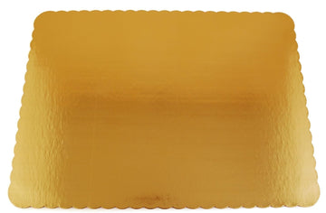 Southern Champion Tray 1650 Sturdy Corrugated Single Wall Cake Pad – Half Sheet, Gold Metallic, Greaseproof, 19" Length x 14" Width (Case of 100)