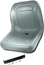 Replacement Gray High Back Seat Fits Dixie Chopper 2002 Mower X2001-50 | Fits Xf2500-6, Xw2300-60 | Lawn Outdoor Power Equipment Part