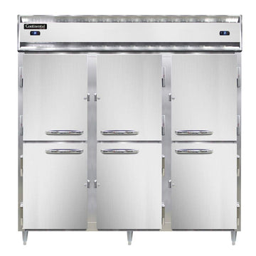 DL3RRF-PT-HD Designer Line Three Section Pass-Thru Refrigerator/Freezer by Continental Refrigerator – Commercial Grade