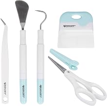 Westcott Weeding Tool, 6-Piece Craft Accessory Set for Cricut Cutting Machines, DIY Plotter Tool for Vinyl, Paper, Iron-On Film and More, 17858