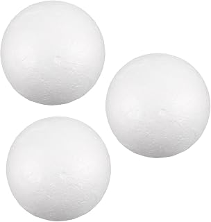 MERRYHAPY 3pcs Blank Foam Sphere Globe for Painting and Educational Learning, 7 Inch Craft Sphere Model with Easy Coloring Experience, for Art and School Projects