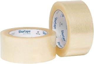 Shurtape AP 180 Production Grade Acrylic Film Packaging Tape, 100m Length x 48mm Width, Clear (Pack of 36)