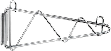 24" Silver Shelving Bracket by Winco – Standard, Plastic, Model VCB-24