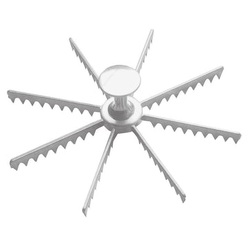Browne 8 Slice Pie Marker by Browne Foodservice – 8-Cut, Aluminum, Silver, Model 8408
