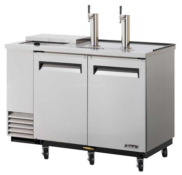 Refrigerated Direct Draw Beer Dispenser by Turbo Air – Stainless Steel, silver, Model TCB-2SD