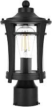 Elegant Lighting Artemis 13" Outdoor Post Light in Black