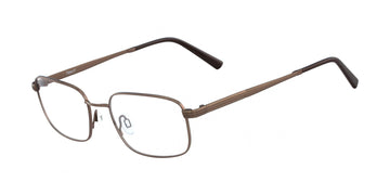 COLLINS 600 210 (210) BROWN 55/18/145 MALE Eyewear Frame by Flexon – 55/18/145, Metal, 210 (210) Brown, Model FLEXON COLLINS 600