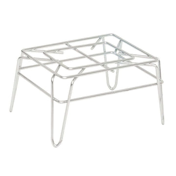Display Fixture for Aisles Silver Wire - 14" L x 10" W x 8" H by HUBERT – Wire, Silver, Model ENW1014