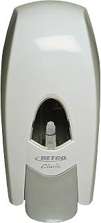 Betco Clario Universal 91819-00 Wall Mounted Hand Soap/Hand Sanitizer Dispenser, White (9181900)