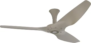 Big Ass Fans Haiku, 60" Diameter, Smart Indoor Ceiling Fan, Low Profile Mount, Aluminum Color Finishes (Satin Nickel)