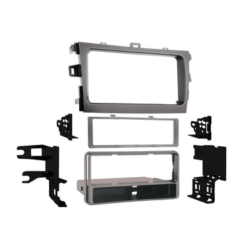 99-8223 Single DIN Installation Dash Kit for 2009 Toyota Corolla (Silver) by Metra – installation, ABS Plastic, Silver, Model 998223S