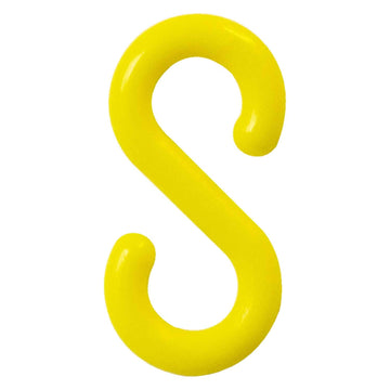 S-Hook, Acetal Copolymer, 2", Yellow, 10/Pk by Mr. Chain – 12"L x 9"W x 1"H, Acetal, Yellow, Model 50302-10