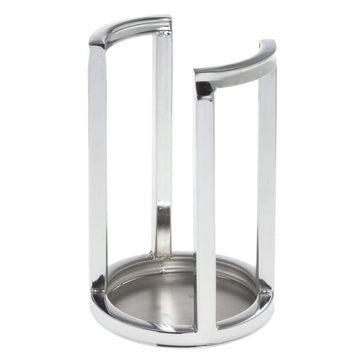 Cerve Collection Chrome Cup/Lid Holder by HUBERT – Metal, Grey