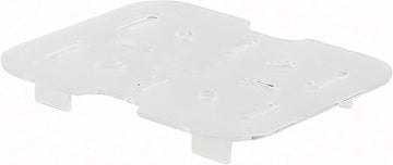 Winco 1/6 Size Drain Shelf (1 Each),Clear,Medium | Drainage, Food pan fit, Great for Food Storage, Ingredient Draining and Kitchen Prep