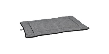 Herringbone Microvelvet Crate Mat by by Bowsers – gold, Grey, Model 18156