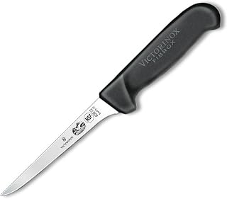 Victorinox Fibrox 5 Inch Boning Knife - Dishwasher Safe and Ergonomic Handle, Black
