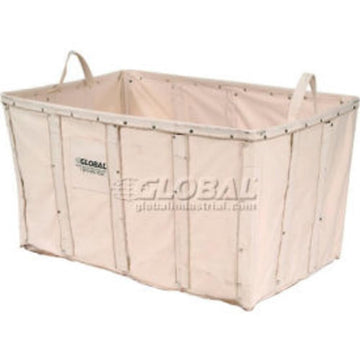 Liner for Best Value 12 Bushel Canvas Basket Bulk Truck by Global Industrial – Canvas, White, Model 241316
