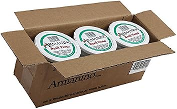Armanino Frozen Basil Pesto Sauce by FOXCUP, 30 Ounce Jar (3-Pack, 90 Ounce Total) - Traditional Creamy Italian Sauce for Pasta, Pizza, and Paninis