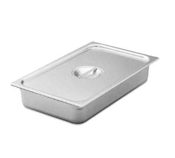 18-6 Super Pan SP5 Cover 1/2 by Vollrath – 1/2, Stainless Steel, Silver, Model ASCB603