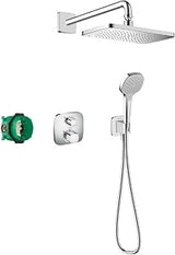 hansgrohe 27953000 Croma 280 1-jet with Ecostat E chrome shower system