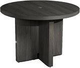 Safco Products ACTR42LGS Mayline Aberdeen Conference Table, 42", Gray Steel Laminate