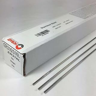Hobart Welding Products TIG Welding Rod,1/8" Dia.,36" L,10 lb. 54JK88-1 Each