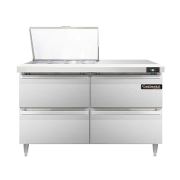 DL48-12M-D Designer Line Mighty Top Sandwich Unit by Continental Refrigerator – Commercial Grade