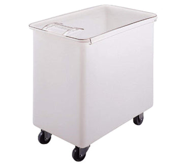 IB44148 White Flat Top 44 Gal Ingredient Bin with Clear Lid Case of by Cambro – (Pack of 1), 44.0 gallons, Plastic, White