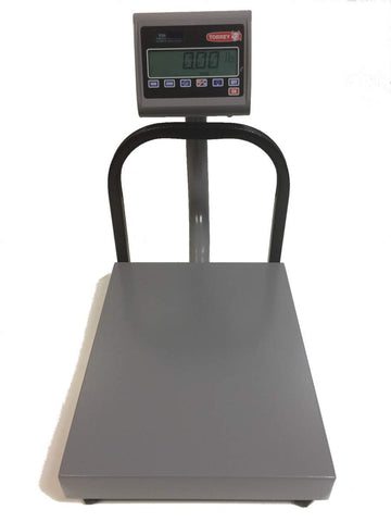 Tor Rey EQB-50/100 100 lb. Digital Receiving Bench Scale by TORREY – Silver, Model RES-166EQB50100