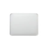 Classic Translucent Cutting Board with Perimeter Trench and Non-slip Trim by KitchenAid – 11"L x 14"W, Plastic, White, Model KE700UOSWHA