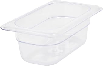Thunder Group Ninth size 2.5 inch deep polycarbonate food pan, comes in each