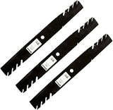 3 Pack Toothed Blades fit Spartan 438-0002-00 RT SRT 61" Mower Deck RZ Pro, RT Pro, RT HD, SRT Pro, SRT HD, SRT XD