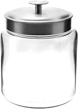Anchor Hocking 95541 Mini Montana 96 Oz. Glass Jar with Metal Lid