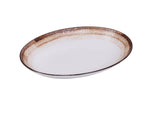 Rockeye-2 9 1/2" X 7 1/2" X 1 1/2" DEEP OVAL PLATE 20 OZ by Yanco – Porcelain, Pack of 12, Model RO-2910