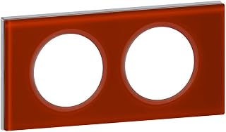 Legrand Céliane Plaque with 2 Holes, Red, LEG69472