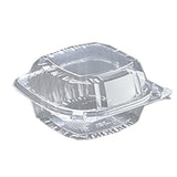 Pactiv YCI820500000 PE 5 in. Hinged Container44; Clear - Pack of 375