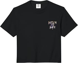 Kitch-Iti-Kipi Michigan - Kitch Iti Kipi MI Watercolor Logo Comfort Colors Crop Top