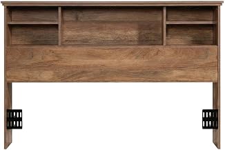 Starlight Canyon Home Wood-Finish Headboard with Open Shelves, Farmhouse Bookcase Headboard Queen Size Full Size Bed Only, Sindoori Mango