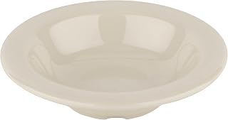G.E.T. B-86-DI-EC Melamine Narrow Rim Fruit/Dessert Bowl, 8 Ounce, Ivory (Set of 4)