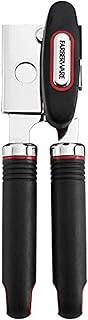 Farberware Soft Grips Manual Can Opener, One Size, Black/Red