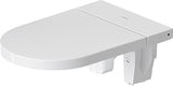 Duravit 612001011041310, SensoWash Starck f Lite Elongated Slow-Close Bidet Seat, White