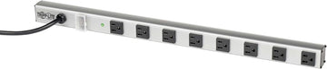 Eaton Tripp Lite SS240806 Heavy Duty Long Metal Surge Protector 8 Outlets