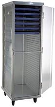 Aluminum Non Insulated Heated Storage Cabinet with Channel Slides