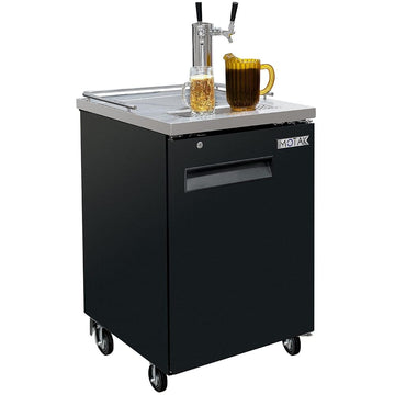 23 1/2" Kegerator Beer Dispenser by MOTAK – 25.98x32.28x48.03, In Description, Check Images, Model MBCBD-1-X